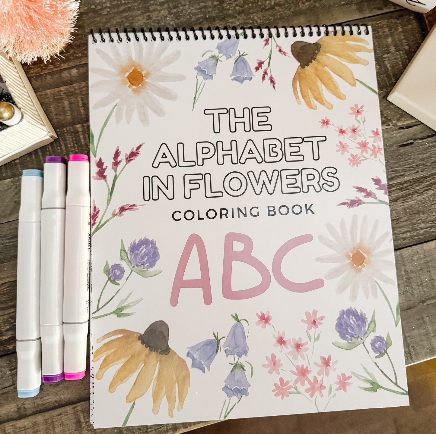 Riverfront Florals Coloring Book