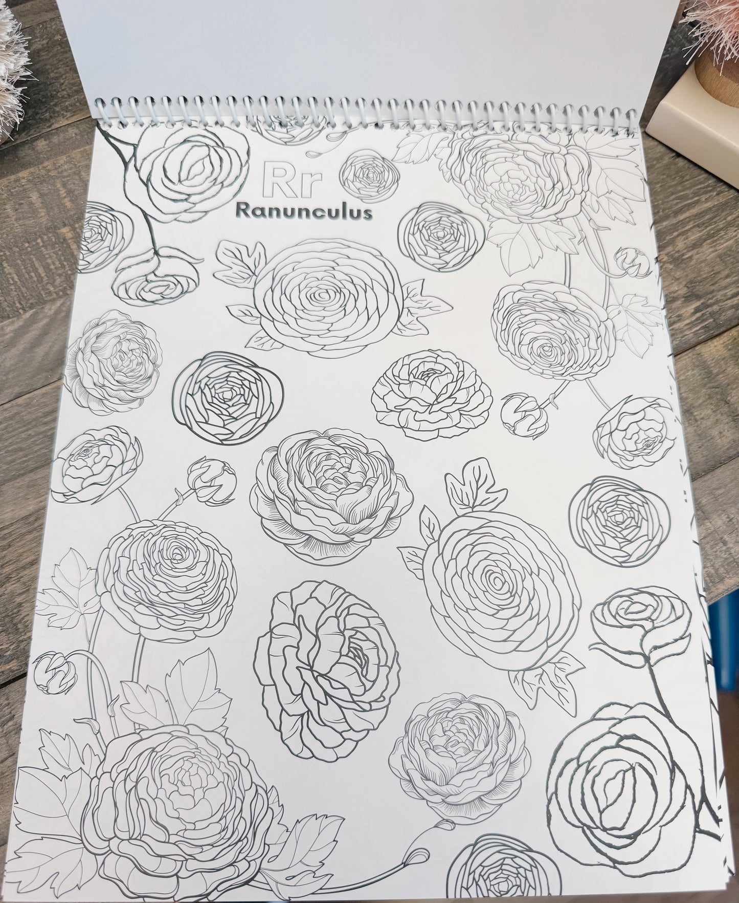 Riverfront Florals Coloring Book