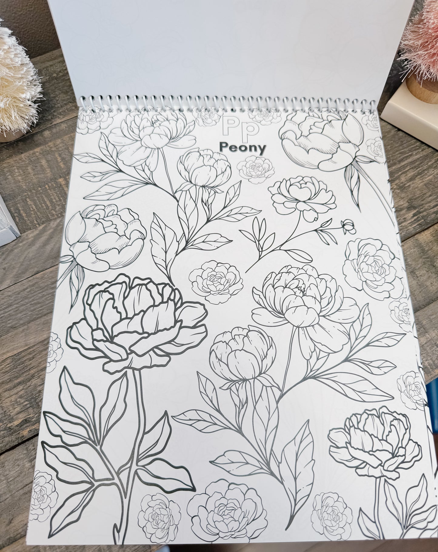 Riverfront Florals Coloring Book