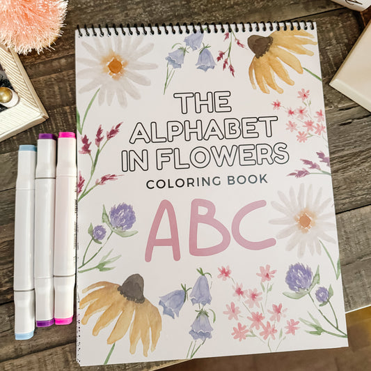 Riverfront Florals Coloring Book