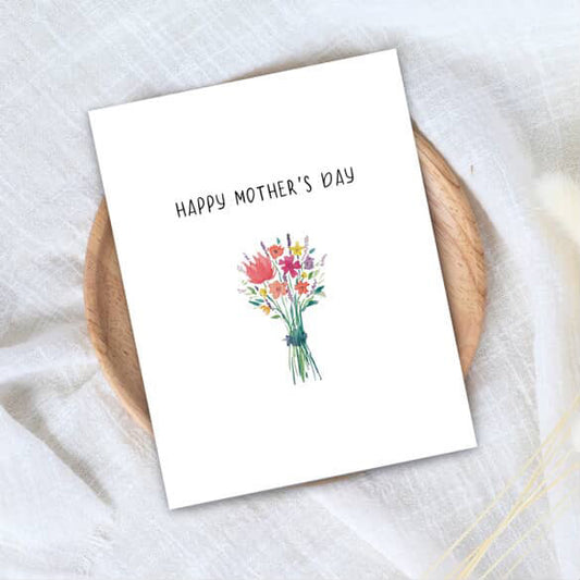 Floral Watercolor Mother’s Day Card